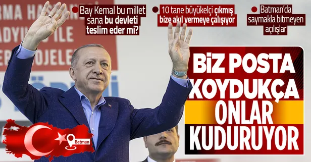 Son dakika: Başkan Erdoğan'dan Batman'daki toplu açılış töreninde önemli açıklamalar