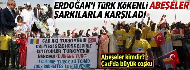 Erdoğan’ı Türk kökenli Abeşeler karşıladı Abeşeler kimdir?