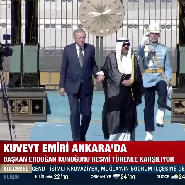 7 yıl sonra bir ilk! Başkan Erdoğan’ın davet ettiği Kuveyt Emiri Es-Sabah’tan Türkçe selamlama!