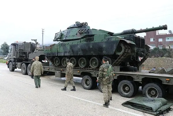 PKK avcısı tankların sınıra sevkiyatı sürüyor!-1