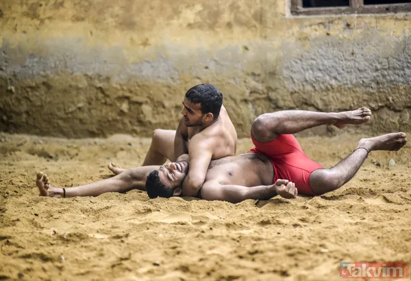 Hindistan'da güreşçiler böyle yetişiyor - 6