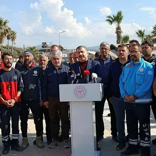 Sağlık Bakanı Fahrettin Kocadan Hatayda flaş açıklamalar! Şebeke suyu için uyarı...