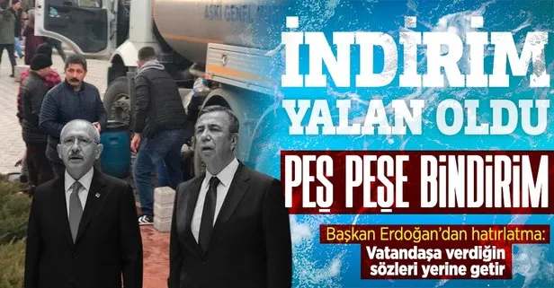 Başkan Erdoğan CHP’nin yalan vaatlerini hatırlattı: Ankara’da suya indirim dediler, sonra bindirdiler