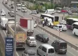 Kadıköy'de feci kaza! Trafik felç oldu