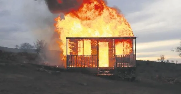 ATV ekranlarının sevilen dizisi Hercai’de yanan kulübe gerçekti! Yakılacak kulübenin inşaasında tam 25 kişi titizlikle çalıştı