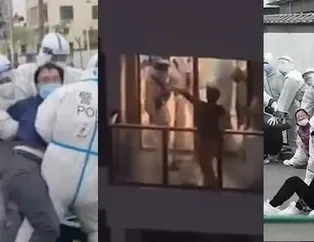 Şangay'da Kovid çatışması! Çin'in 'Sıfır-Kovid' politikası korkunç görüntülere neden oldu: Balkondan çıkıp çığlık atıyorlar