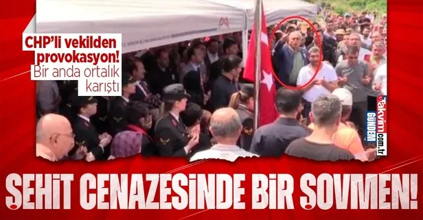 Dertleri taziye değil şov! CHP’li Milletvekili Çakır şehit cenazesinde olay çıkardı: Hoca Atatürk’e de söyle