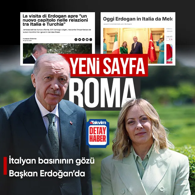 İtalyan basınının gözü Başkan Erdoğan’da: Roma’da gündem Türkiye-İtalya zirvesi