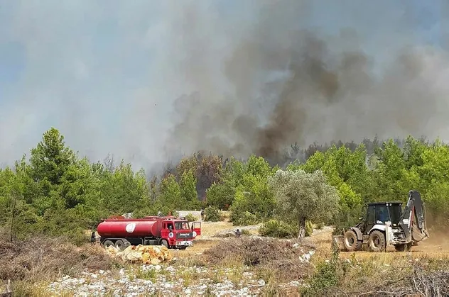 Son dakika: Antalya'da orman yangını