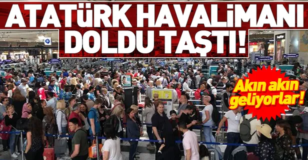 Atatürk Havalimanı doldu taştı!