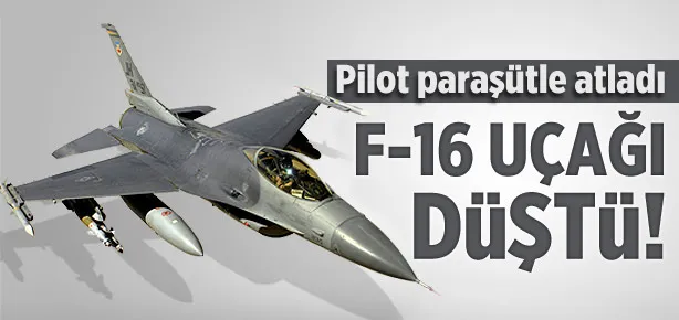 Merzifon’da F-16 düştü