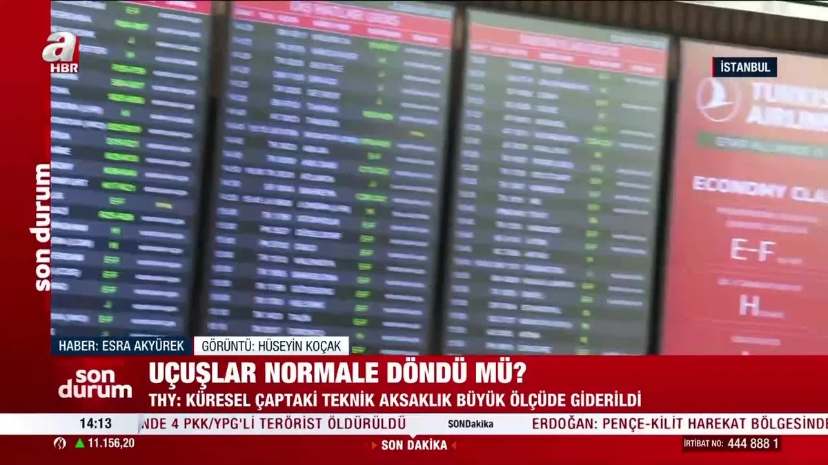 THY açıkladı: "Tüm operasyonlarımız normale dönmüştür"