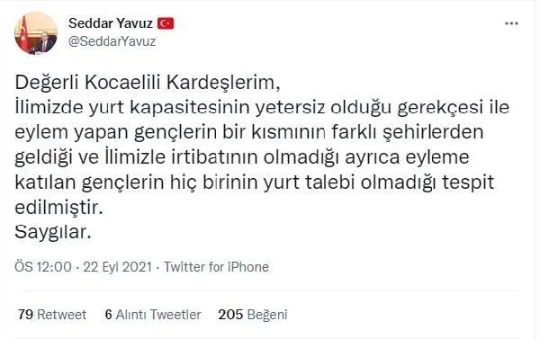 Kocaeli'nde yurt provokasyonu! Vali açıkladı: Hiçbirinin yurt talebi yok-5