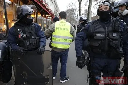 Paris’te hayat durdu! Gösteriler sürüyor