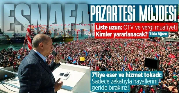 Başkan Erdoğan’dan Bursa’da ÖTV ve vergi muafiyeti müjdesi! Esnafın yüzü gülecek