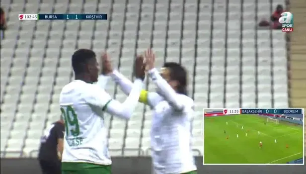 GOL | Bursaspor 2-1 Kırşehir Belediyespor