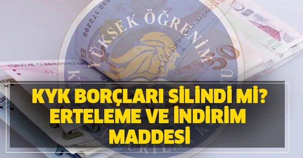 kyk kredi geri odemeleri iptal mi