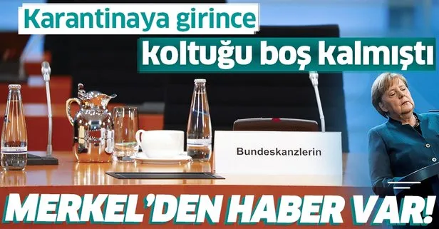 Koltuğu boş kalmıştı! Merkel'den haber var