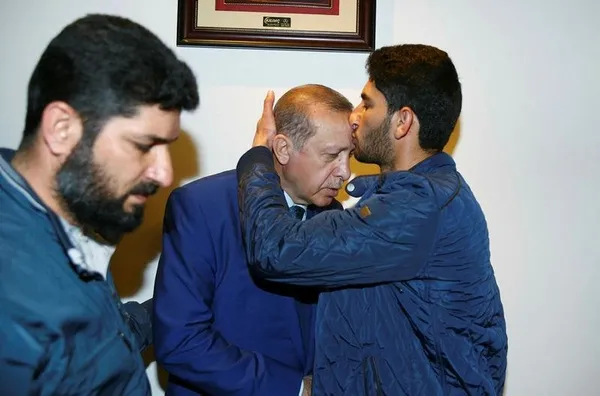Erdoğan'dan duygulandıran görüşme-4