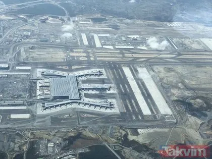 Yeni Havalimanı’nın son hali görüntülendi! İşte Yeni Havalimanı’nın havadan görünümü