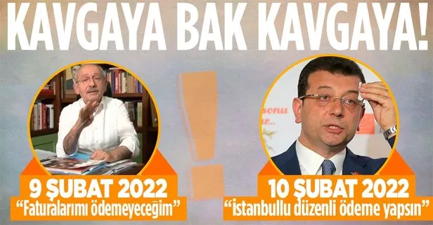 Kılıçdaroğlu - İmamoğlu kavgası tam gaz! ’Fatura ödemeyin’ provokasyonuna İBB’den salvo: Faturaları düzenli ödeyin