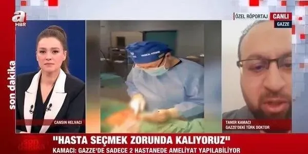 Türk doktor Taner Kamacı.