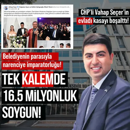 CHP’li Mersin Büyükşehir’de 16.5 milyonluk vurgun