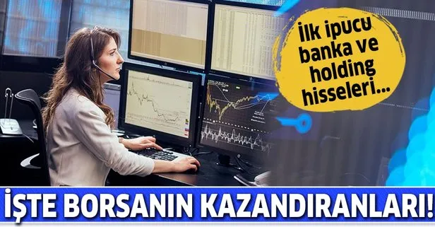 Bankacılık ve holding hisseleri önde! İşte borsanın kazandıranları