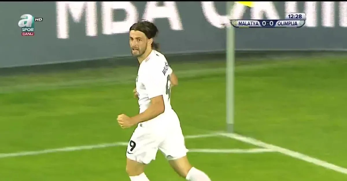 İşte Olimpija Ljubljana'nın öne geçtiği gol