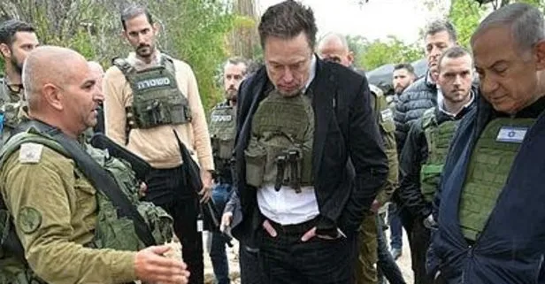 Katil İsrail’in mermi bulunan beşik yalanı! Musk’ın ziyareti sırasında akılalmaz manipülasyon