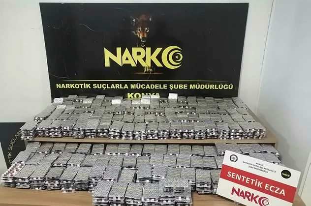 Konya'da uyuşturucu ticaretine 7 gözaltı