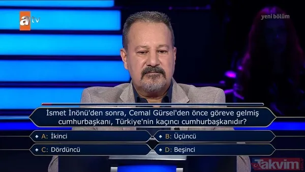 Kim Milyoner Olmak İster'de beyin yakan 200 bin TL'lik TDK sorusu! - 43
