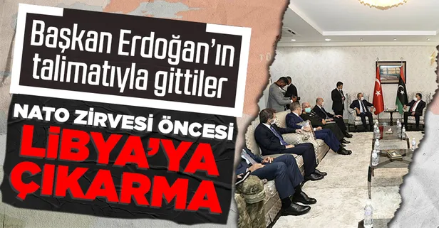 Türkiye'den NATO Zirvesi öncesi Libya'ya kritik ziyaret! Dışişlerinden son dakika açıklaması geldi