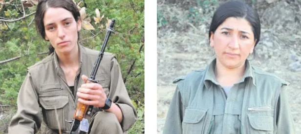 İki kadın terörist PKK’nın sniperleri çıktı