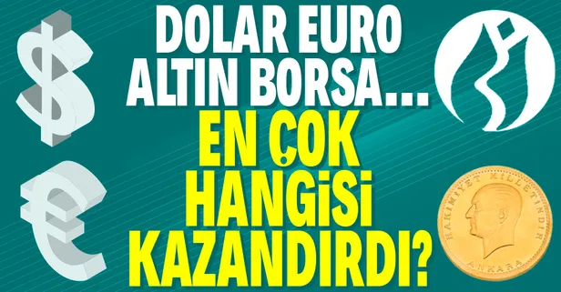Dolar, euro, altın, borsa, faiz... Haziranda en çok hangisi kazandırdı? | TÜİK Haziran 2022 reel getiri oranları
