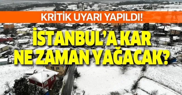 Son dakika: İstanbul’a kar ne zaman yağacak? Uzman isimden kritik uyarı! İstanbul’da kar yağışı saat kaçta başlayacak?