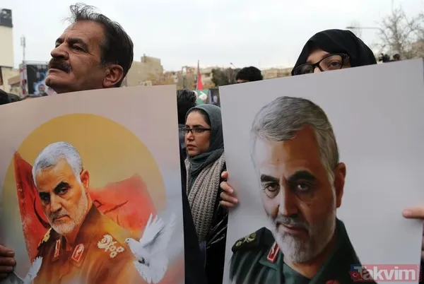 Kasım Süleymani için Ahvaz'da cenaze töreni - 22