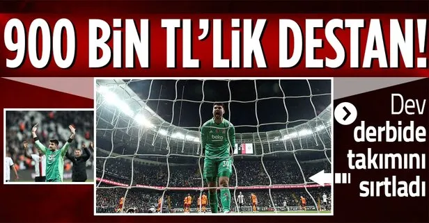 Kurtardığı penaltı ile derbiyi Beşiktaş’a getiren Ersin Destanoğlu takımın en az kazananlarından