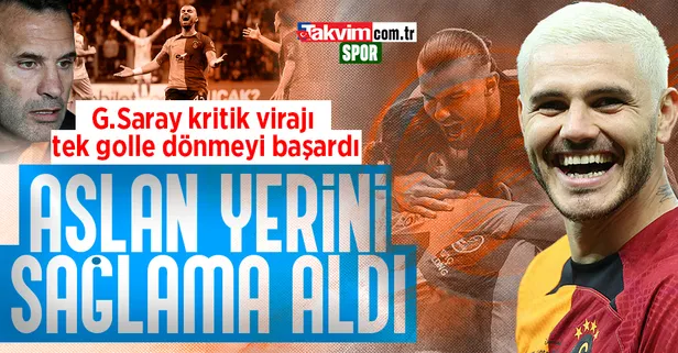 Galatasaray Başakşehir'i tek golle geçti!