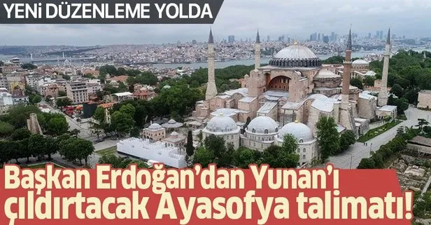 Başkan Erdoğan'dan Ayasofya talimatı