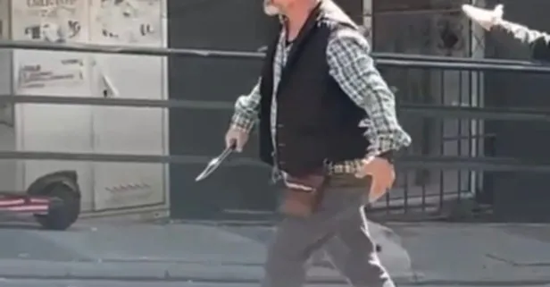 Bıçaklı taşlı çekiçli kavga