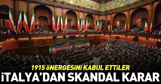 İtalya skandal 1915 önergesini kabul etti