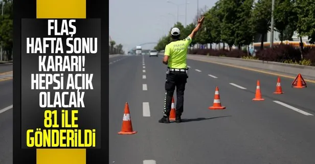 Bakanlık 81 ile gönderdi! Kısıtlamada flaş muafiyet kararı