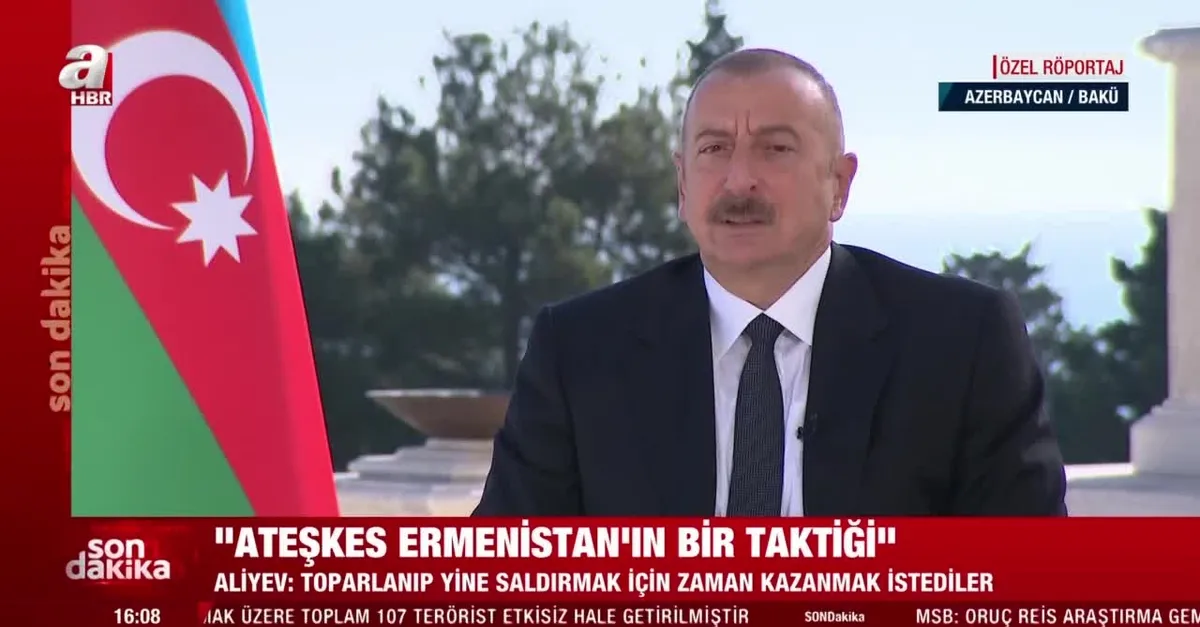 Son dakika: Azerbaycan Cumhurbaşkanı İlham Aliyev: Rusya'dan silahlar sivil uçakla Ermenistan'a gidiyor