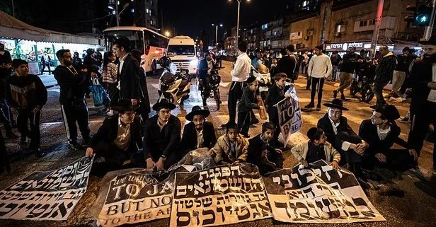 İsrail’de Harediler yolları kapattı! Zorunlu askerlik karşıtı protesto düzenlendi