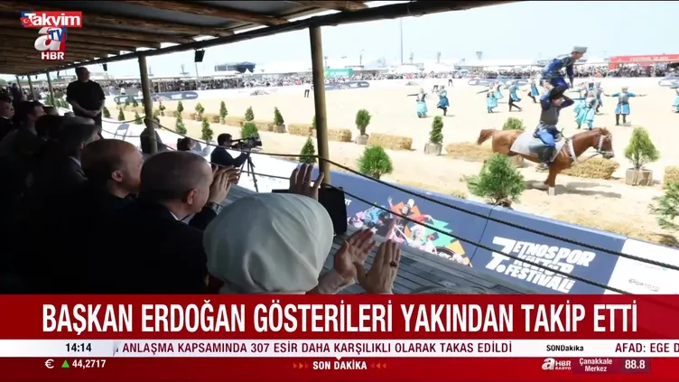Başkan Erdoğan’dan Etnospor’a ziyaret!