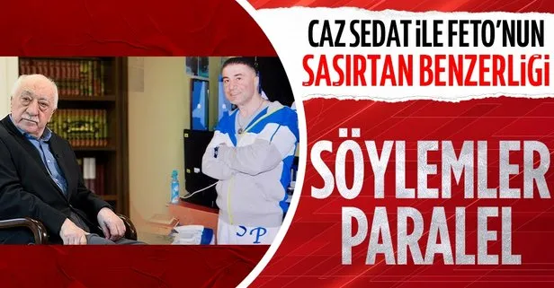 Caz Sedat ile teröristbaşı Gülen'in slogan benzerlikleri...