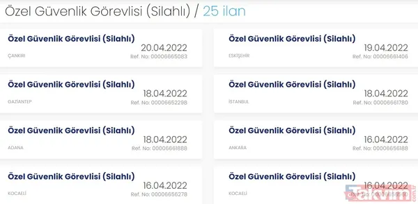 İŞKUR ile en az lise mezunu güvenlik görevlisi güncel iş ilanları! 📣Silahlı ve silahsız güvenlik görevlisi alınacak! Başvuru şartları 2022 nelerdir? - 3