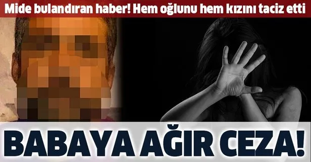 Konya’da kızı ve oğluna cinsel istismardan yargılanan babaya 43 yıl hapis