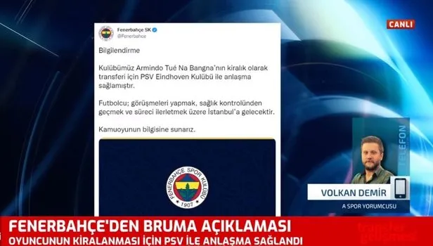 Fenerbahçe eski Galatasaraylı Bruma'yı transfer etti